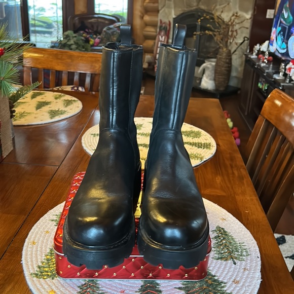 Vagabond Women’s Tall Chelsea Black Leather Boots Size 40 (10) - Picture 3 of 4